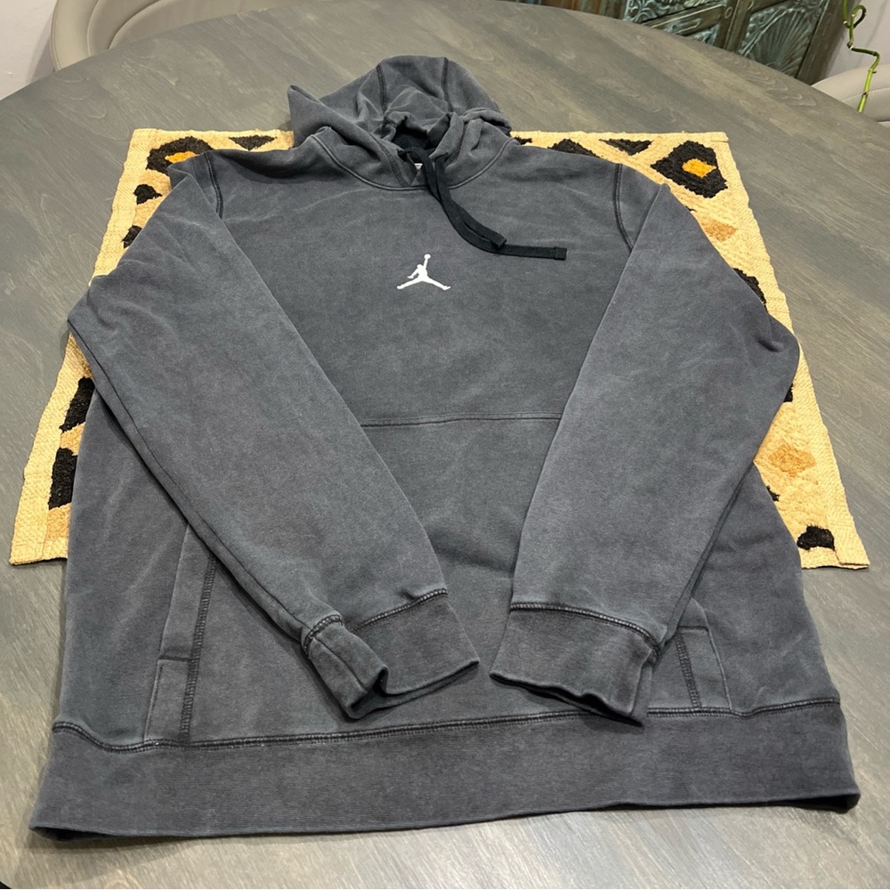 Men’s Nike Air Jordan Jumpman Dri-Fit Hoodie Grey size Medium EUC
